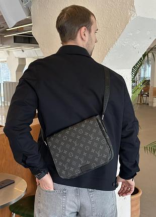 Сумка district pm louis monogram vuitton eclipse grey 5
