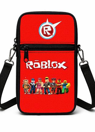 Сумка-чехол для телефона roblox детская через плечо, водонепроницаемая мини-сумка (4805)