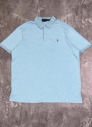 Polo ralph lauren чоловіче поло бірюзове xl/2xl розмір оригінал