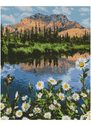 Набор с алмазной мозаикой 40x50 см amo7057 "горский пейзаж" ideyka