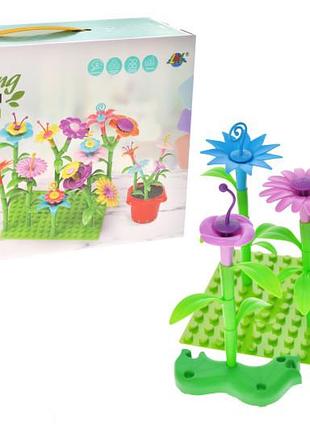 Конструктор 157 "цветы" 86 дет р.31,4x9,3x21см yg toys