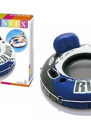 Круг надувной intex с ручками 58825 р.135см