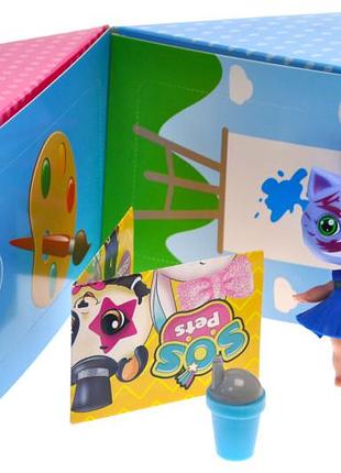Фигурка-сюрприз "милые зверята sos pets" в коробке tm101-1b1 р.10*10*10см.