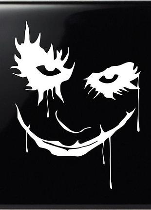Наклейка джокер joker белый, 35х28 см
