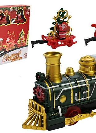 Железная дорога 699-90a merry christmas батарейка, свет, звук, коробка р.51,5x36x7,5см