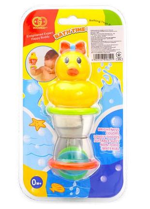 Игрушка для купания 3401 "утенок" на блистере р.22,5x13,5x5 см yg toys