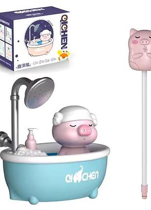 Игрушка для купания q4y "свинка" на батарейках, в коробке р.22.8x12x17.7 см yg toys