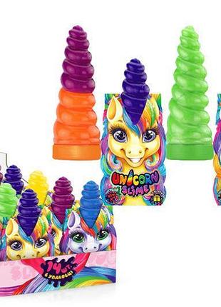 Слайм uns-02-01u "unicorn slime" 110 гр, в дисплеї 14 шт. danko