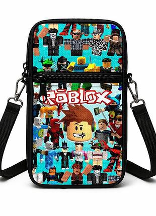 Сумка-чехол для телефона roblox детская через плечо, водонепроницаемая мини-сумка (4807)