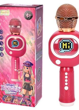 Микрофон-караоке hy851-e bluetooth, в коробке р.24.5x10x7см yg toys