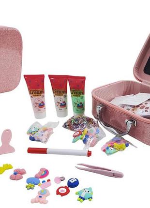 Набор для девочек "cream guka set" в саквояжье l5274 р.20*7*14см