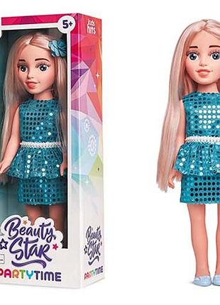Лялька арт. kh40/001 beauty star party time,лялька 46 см короб. 21*52*12см