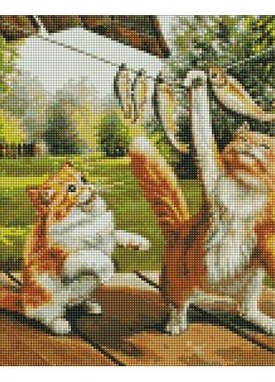 Набор с алмазной мозаикой 40x40 см amo7653 "гарный улов" ideyka