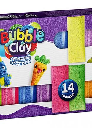 Набор для лепки bbc-05-01u "bubble clay" 14 шт в коробке danko