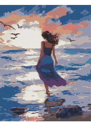 Набор с алмазной мозаикой 40x40 см amo7965 "прекрасная стихия" ideyka