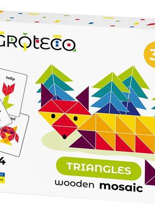 Дерев'яна розвиваюча гра "трикутна мозаїка" 64 дет. 900194 igroteco