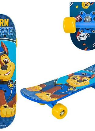 Скейт paw patrol pp2618 43 см колеса pvc, с металлическим эффектом