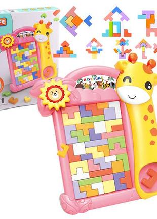 Логическая игра "тетрис жираф 3в1" в коробке xz-1074b