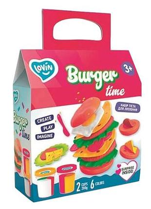 Набор для лепки с тестом 41144 "burger time" lovin