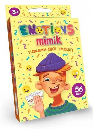 Настільна гра em-01-01u "emotions mimik" danko
