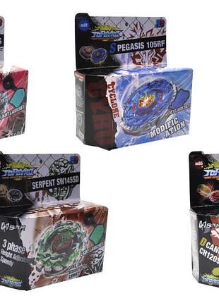 Игровой набор bb701a "бейблейд" 4 вида, в коробке yg toys