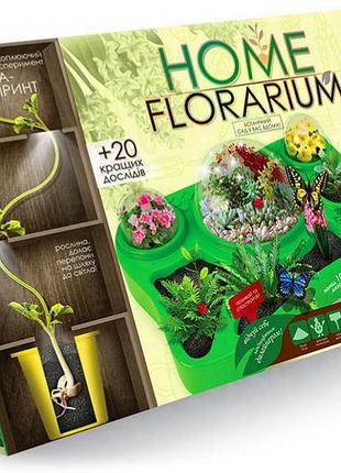 Набор для опытов hfl-01-01u "home florarium" выращивания растений danko