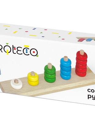 Деревянная игра "пирамидка-счетушка" 900439 igroteco