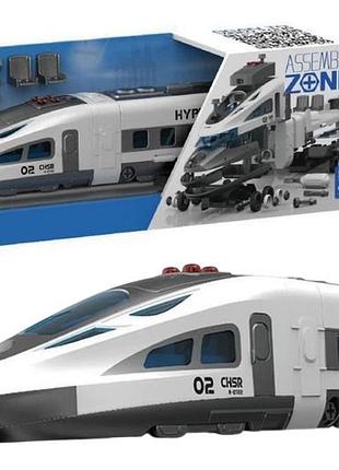Електричка інерційна yw9096 озвучена, зі світлом, в коробці р.50x12,5x16 см yg toys