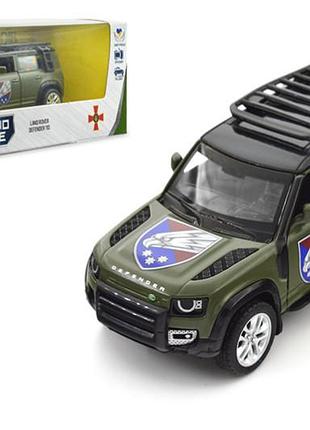 Машина 250289m "land rover defender 110 шевроны героев 25 опдбр" technodrive