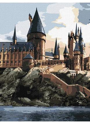 Набір для розпису по номерах 40x50 см kho6432 "harry potter: гоґвортс вдень" ideyka