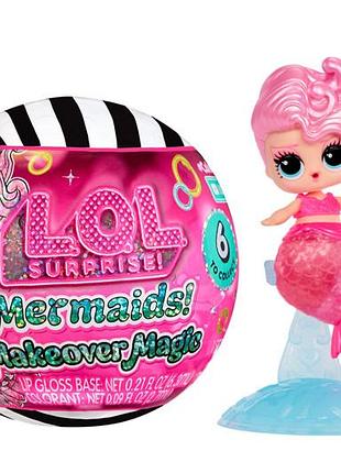 Игровой набор с куклой 596301 mили русалоньки серия "mermaids! makeover magic" l.o.l. surprise!