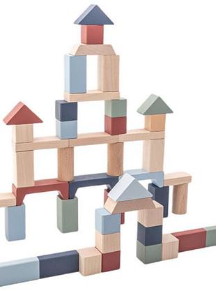 Конструктор дерев'яний 16075 wooden blocks construction kit «cubika 4» cubika