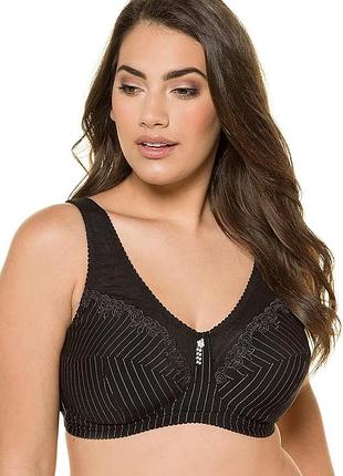 Бюстгальтер ulla popken kelly fit pinstripe support bra