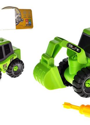 Трактор конструктор cxl500-102 в кульку р.25x8,5x20 см yg toys