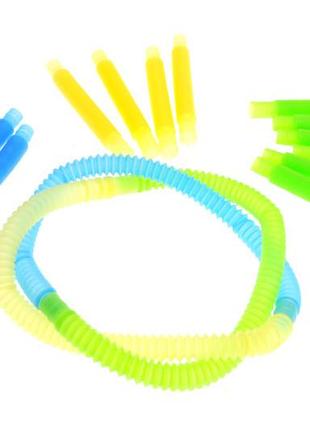 Игрушка антистресс "pop tube fluoric" светится sg012 р.1,9см