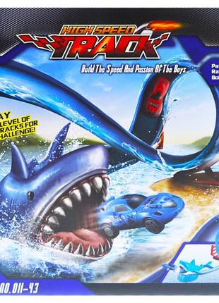 Трек с запуском "shark" в коробке 011-43 р.32*31*10см.