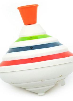 Дзига 878-6a с музыкой, со светом, в сетке р.10,5x10,5x12 см yg toys