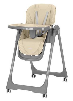 Стул для кормления t-671 "junior" beige tilly