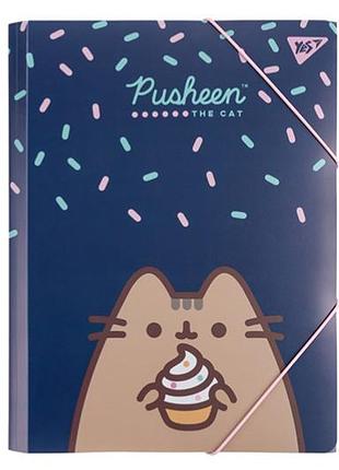 Папка yes а4 на гумці "pusheen" 491946