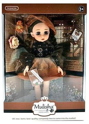 Лялька "emily" "mulisha" з аксесуарами qj105a р.34*8*24см