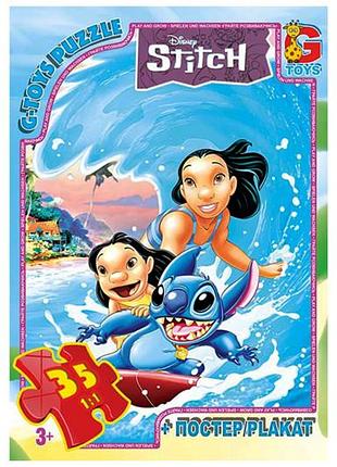 Пазлы из серии "stitch" sc609 35 элементов g-toys