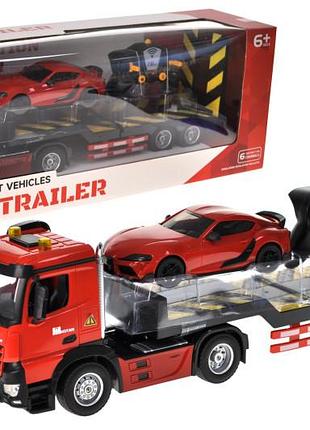 Автовоз на радиоуправлении 93316 аккумулятор, в коробке р.61,5x16x26 см yg toys