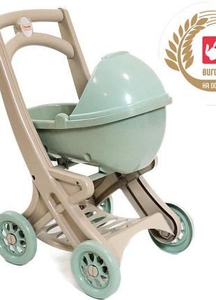 Візочок для ляльок 0121/01eco з люлькою eco green doloni
