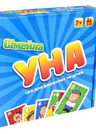 Настольная игра 30527 "уна семейная" 2в1 strateg