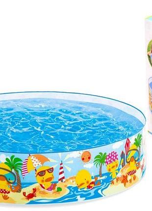 Бассейн intex "каченье" каркасный в коробке 58477 р.122х25см