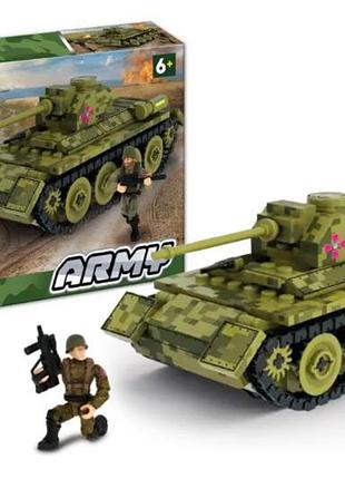 Конструктор pl-921-431 army 301 деталь, инструкция на украинском языке, наклейки в комплекте, коробка 37,5x25,5x6 см iblock