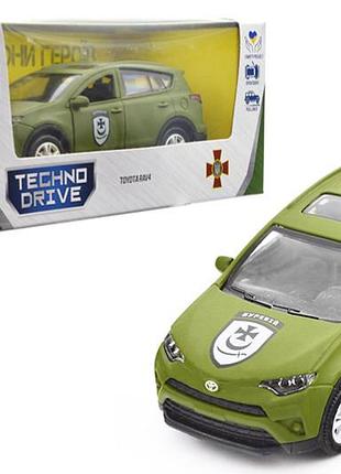 Машина km6198 "toyota rav4 шевроны героев буревий" technodrive