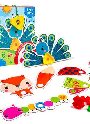 Гра-конструктор "fisher price. maxi-болтики" vt2905-23 vladitoys