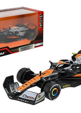 Машина автопром металева 67768 1:43 mclaren mcl60(2023 british grand prix),у короб. 14.5x6.5x7см