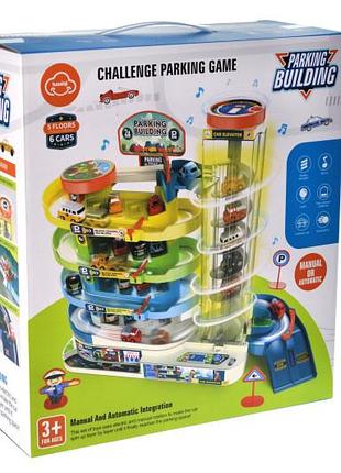 Паркинг 55-42a озвученный, со светом, в коробке р.34x13,5x30,8 см yg toys